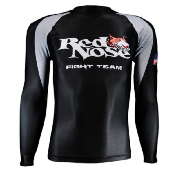 Red Nose Pitbull Rash Guard
